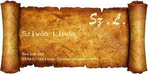 Szivós Linda névjegykártya